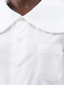 Comme des Garçons White Cotton-Poplin Blouse