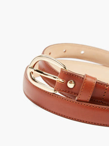 Rosette Leather Belt
