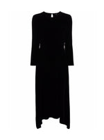 Load image into Gallery viewer, Round Neck Long-sleeved Midi Dress
