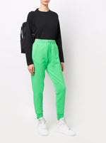 Load image into Gallery viewer, Logo-Print Cotton Track Trousers

