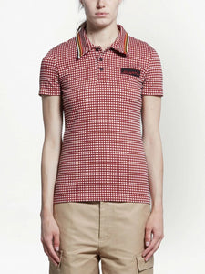 Marni Red Checkered Blouse