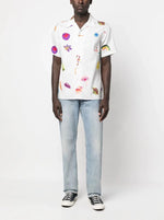 Load image into Gallery viewer, Paul Smith Graphic-Print Cloud White Shirt
