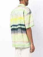 Load image into Gallery viewer, Paul Smith Green/Yellow Striped Shirt

