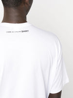 Load image into Gallery viewer, Comme Des Garcons Shirt White Cotton T-Shirt
