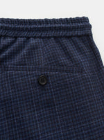 Load image into Gallery viewer, Gingham Slim-Fit Drawstring Trousers
