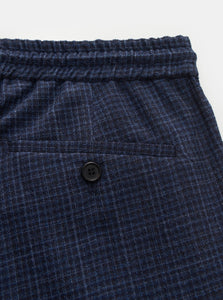Gingham Slim-Fit Drawstring Trousers