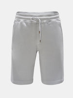 Load image into Gallery viewer, Sweat Bermuda Shorts &#39;Resist Dyed&#39; Light Grey
