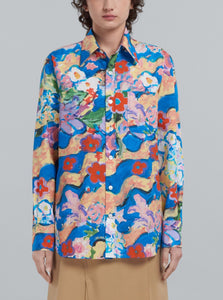 Marni Multicolor Printed Polin Shirt