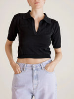 Load image into Gallery viewer, HOPE Cropped Polo Top
