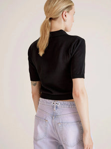 HOPE Cropped Polo Top