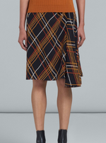 Load image into Gallery viewer, Marni Wild Roads Print Skirt with Godet Hem
